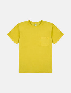 Velva Sheen Pigment Dyed USA Made T-shirt (Pocket) - Gold