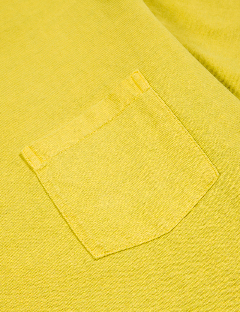 Velva Sheen Pigment Dyed USA Made T-shirt (Pocket) - Gold