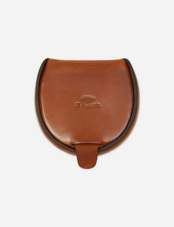 Il Bussetto Dome Coin Case (Leather) - Cappuccino Brown