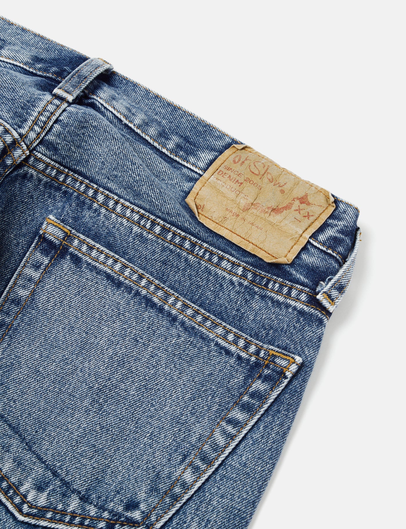 orSlow 105 90's Denim Used Jeans - Denim Blue I Article.