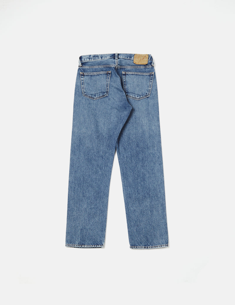 orSlow 105 90's Denim Used Jeans - Denim Blue