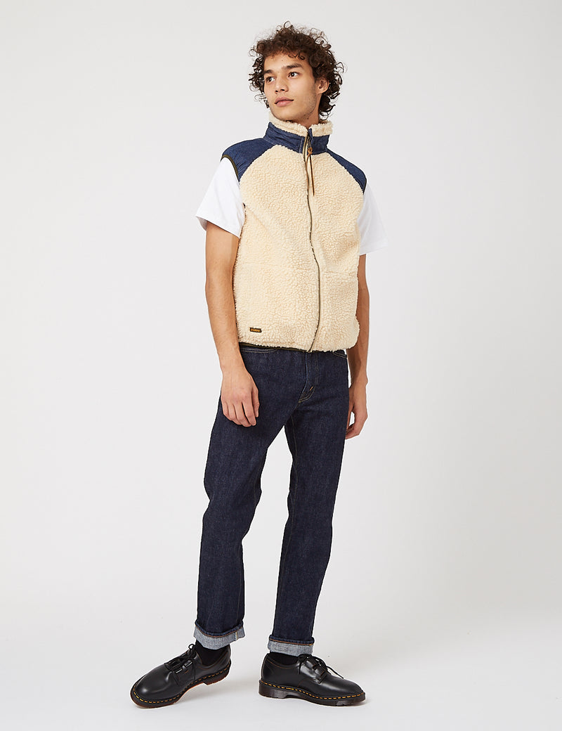 orSlow Fleece Vest - Ecru