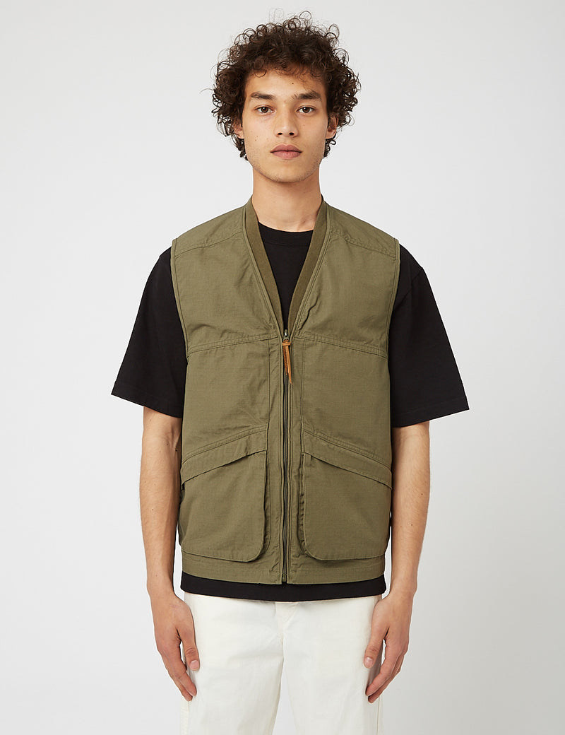 orSlow Utility Vest - Army Green