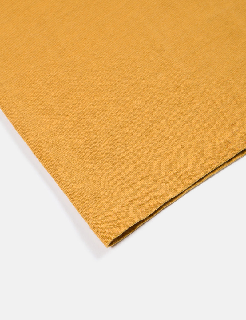 Velva Sheen x Article Pigment Dyed Pocket T-Shirt - Mustard
