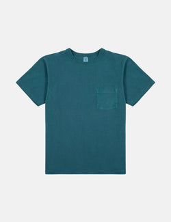 Velva Sheen x Article Pigment Dyed Pocket T-Shirt - Bottle Green