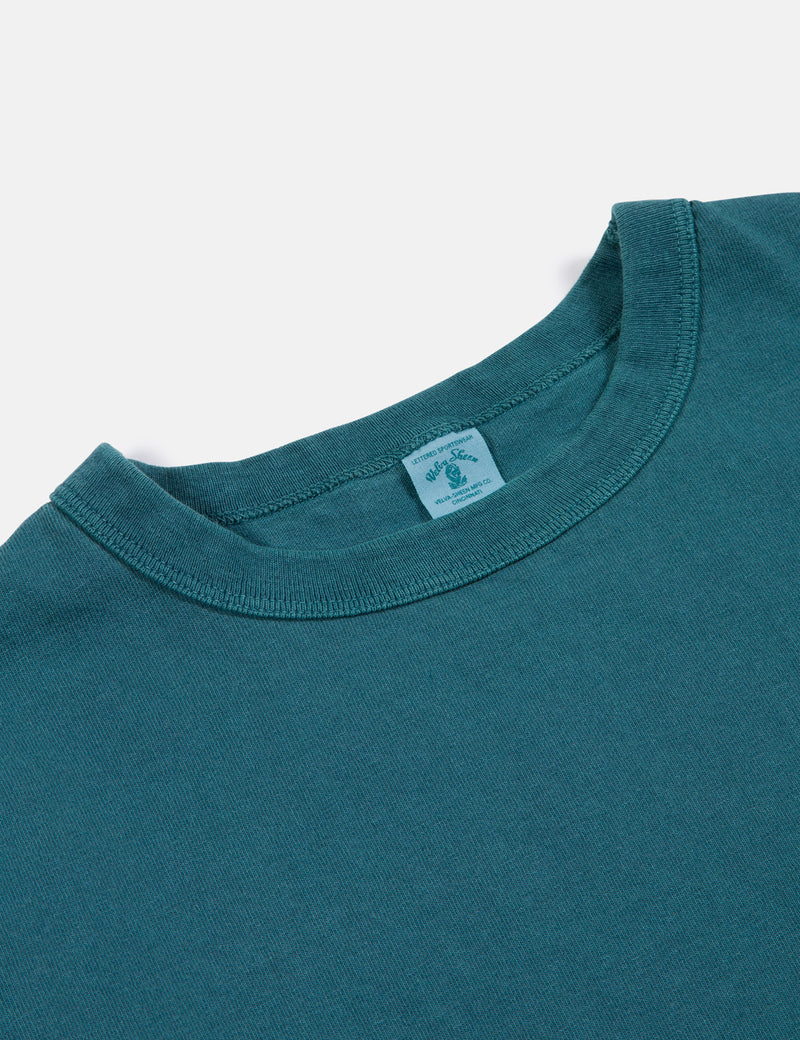 Velva Sheen x Article Pigment Dyed Pocket T-Shirt - Bottle Green