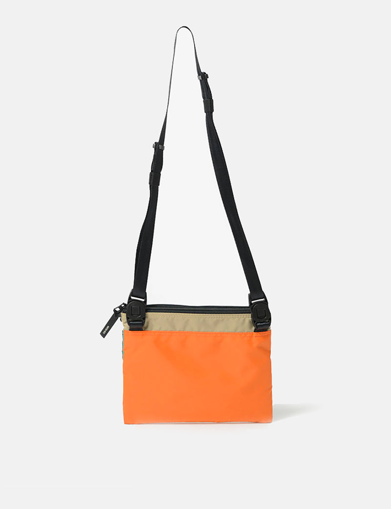 Master-Piece Rush Side Bag (02221) - Purple/Turquoise/Orange