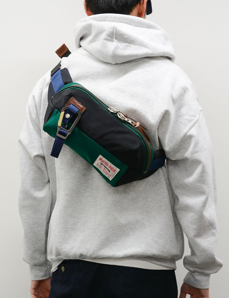 Master-Piece Link Waist Bag (02346) - Green/Black