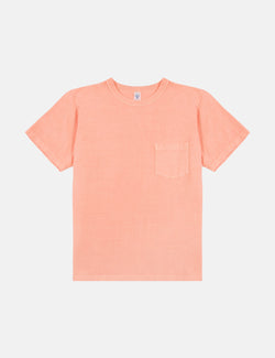 Velva Sheen Pigment Dyed USA Made T-shirt (Pocket) - Sunrise