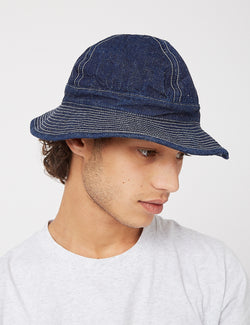 orSlow US Navy Hat (One Wash) - Navy Blue
