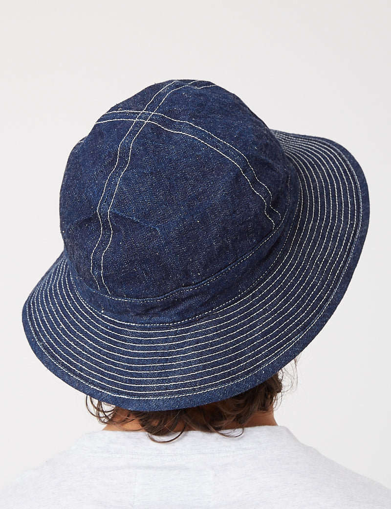 orSlow US Navy Hat (One Wash) - Navy Blue