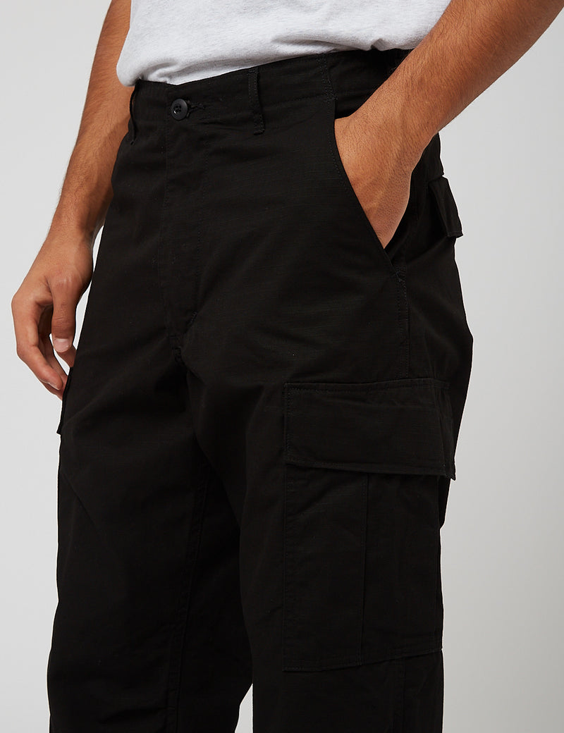 Pantalon cargo à 6 orSlow Vintage Fit - Noir