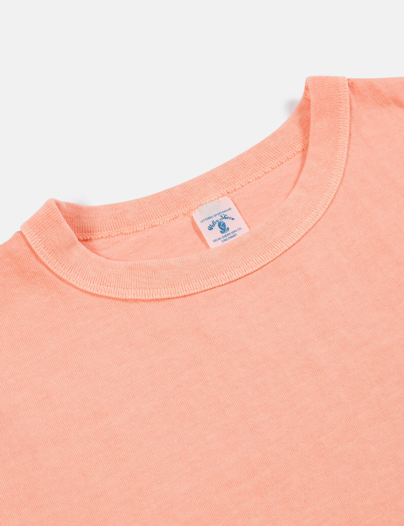 Velva Sheen Pigment Dyed USA Made T-shirt (Pocket) - Sunrise