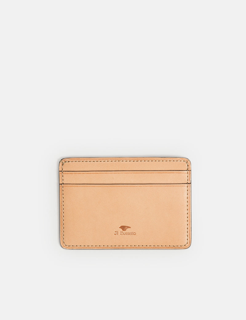 Il Bussetto Small Card Holder (Leather) - Bordeaux