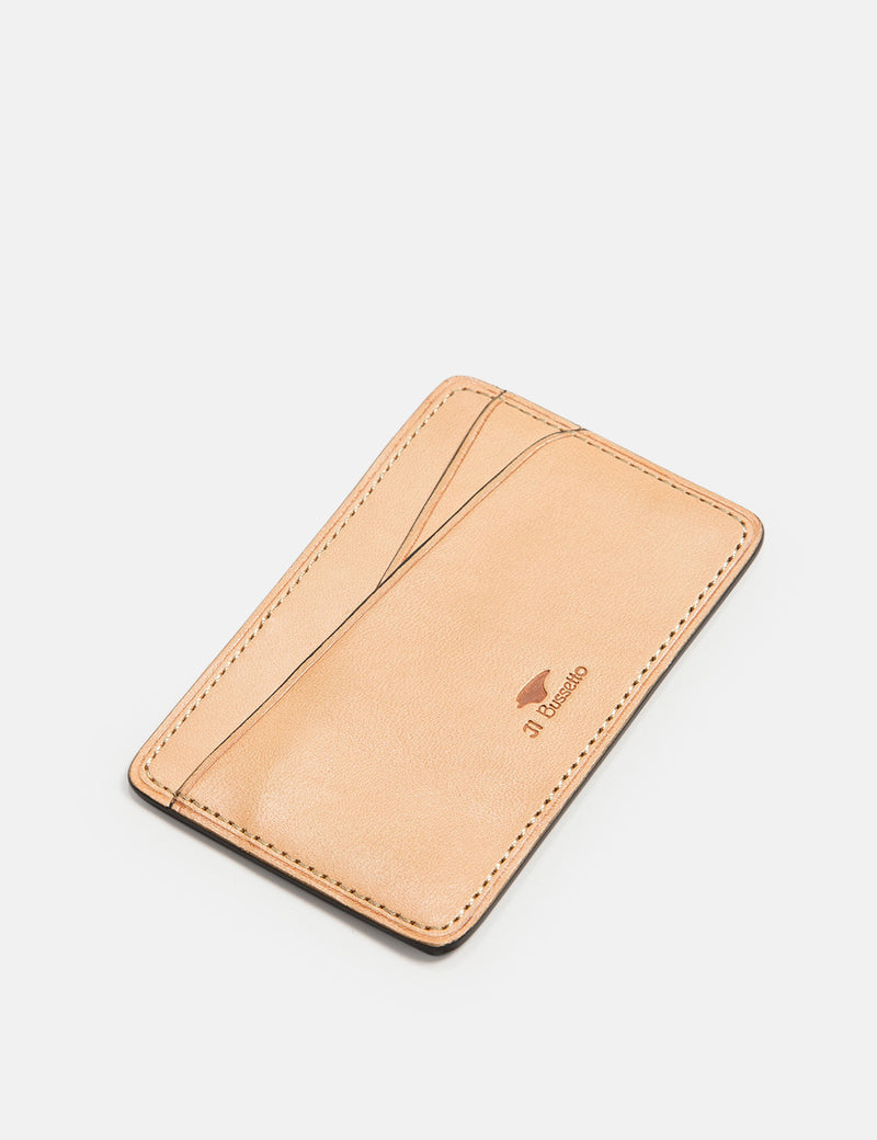 Il Bussetto Card Holder Slim-Line (Leather) - Orange