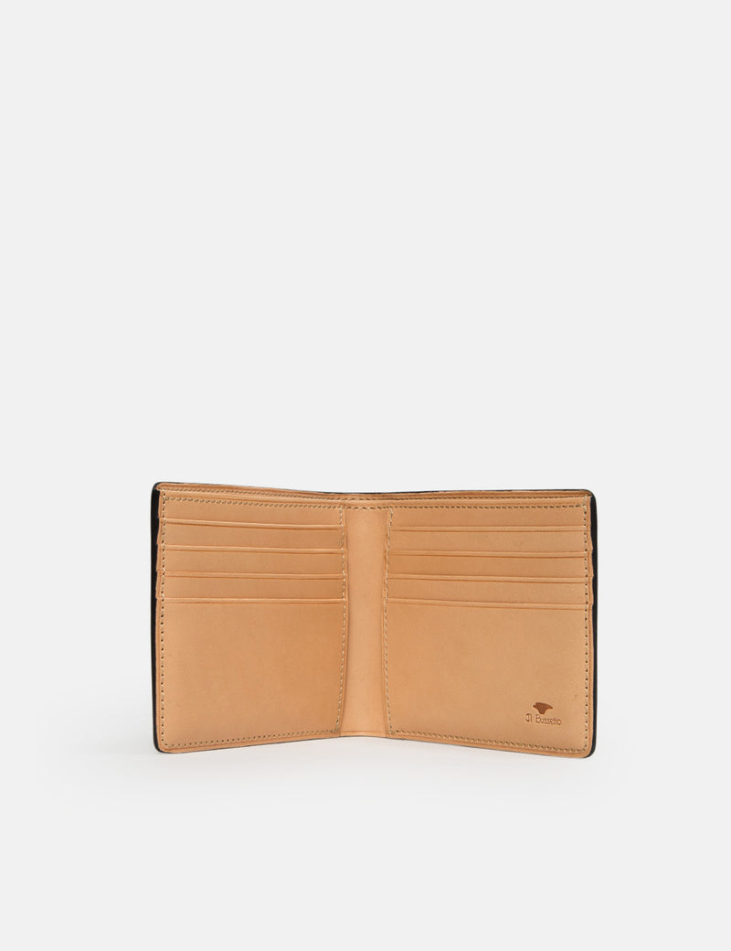 Il Bussetto Bi-Fold Wallet (Leather) - Evergreen
