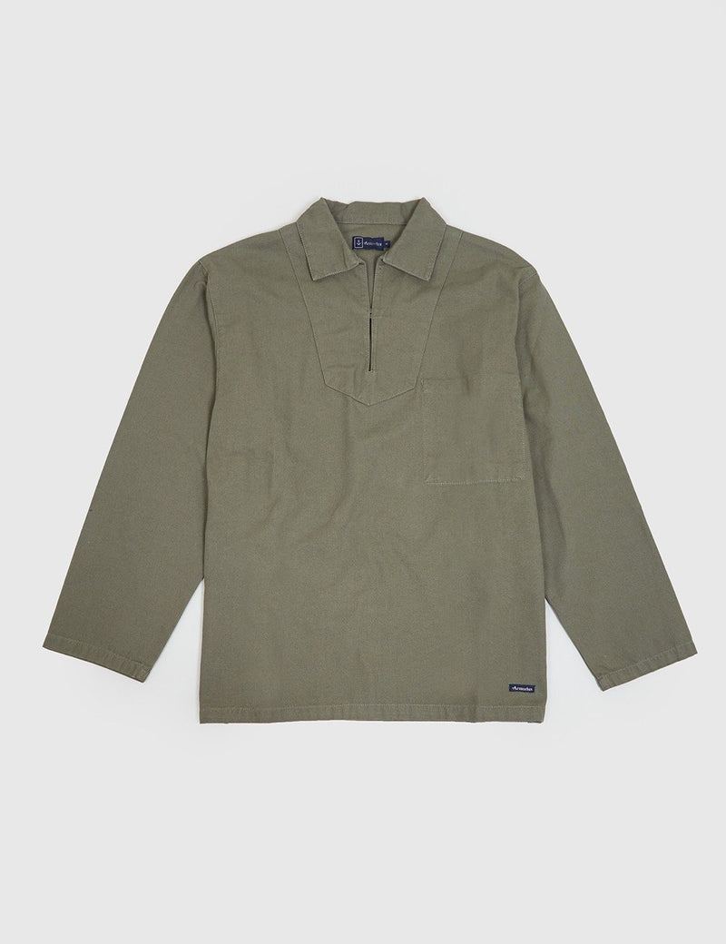 Armor Lux Heritage Smock Jacket - Orto Green - Article