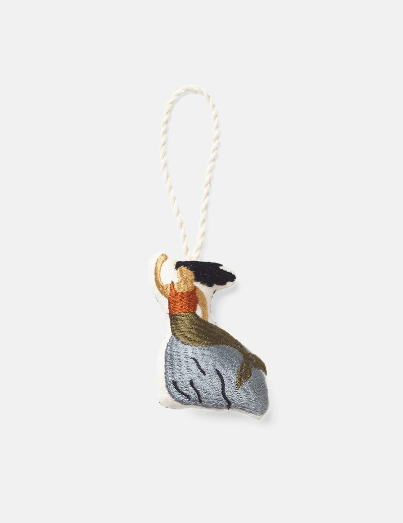 Ferm Living Copenhagen Embroidered Ornament - The Little Mermaid