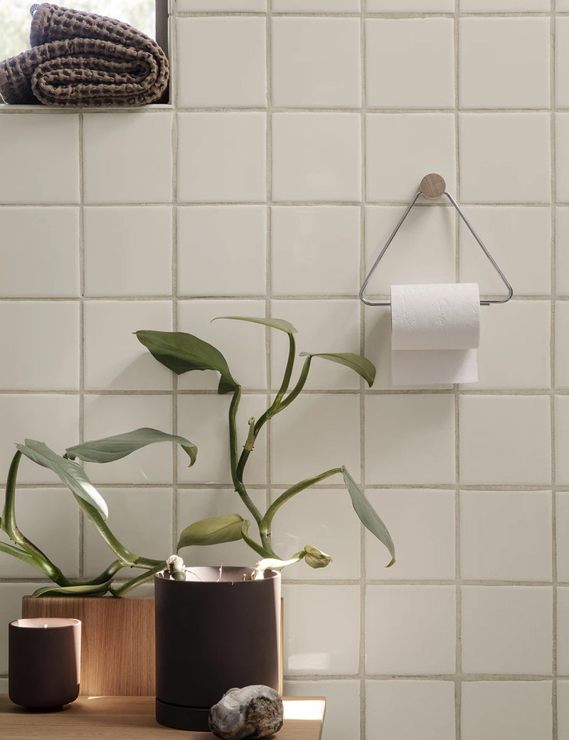 Ferm Living Toilet Paper Holder - Chrome