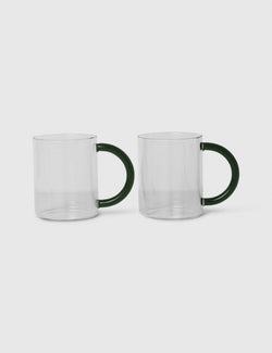 Ferm Living Still Mug (Set of 2) - Glass