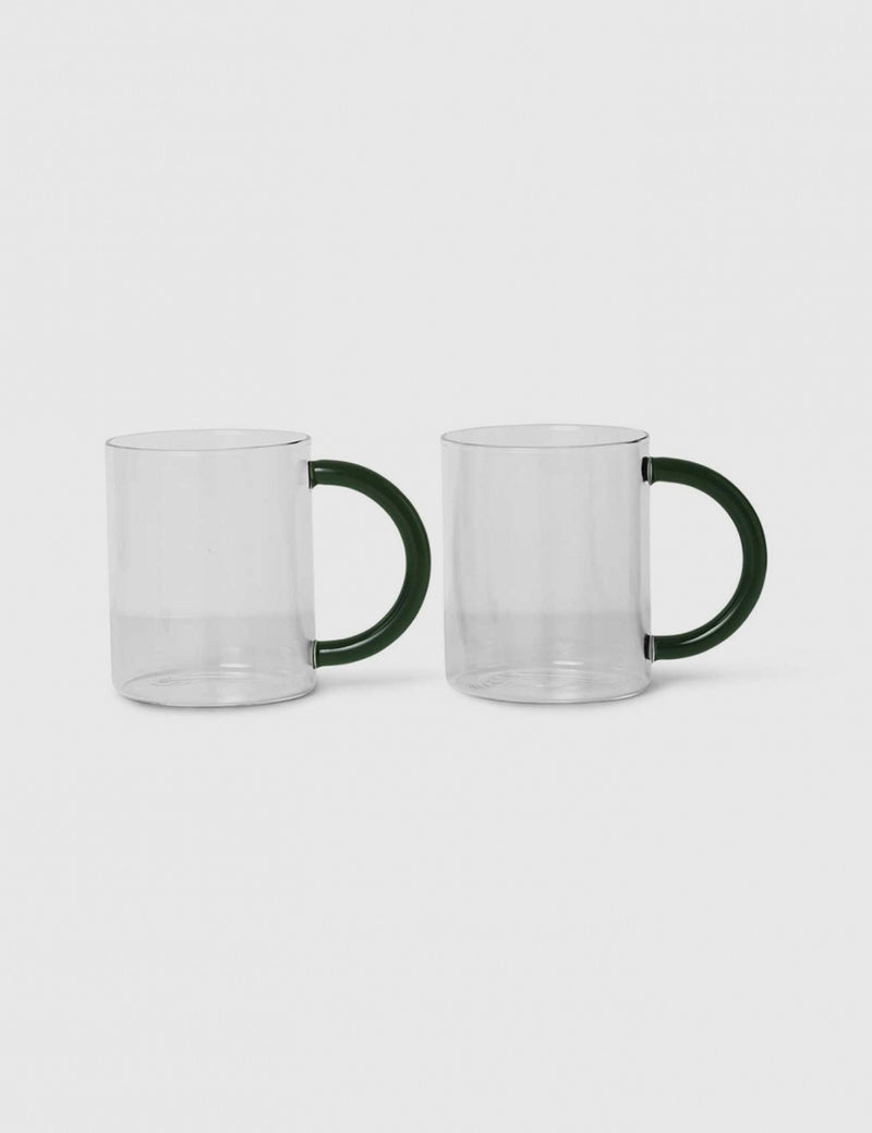 Ferm Living Still Mug (Set of 2) - Glass