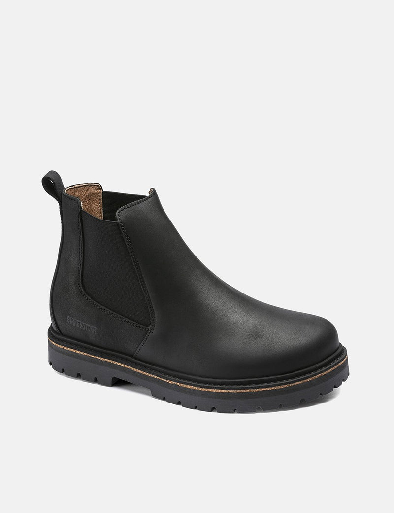 Birkenstock Stalon Boot (Regular, Nubuck Leather) - Black