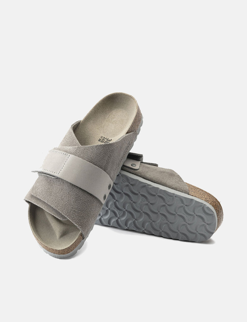 Birkenstock Kyoto (Nubuck) - Stone Coin Grey