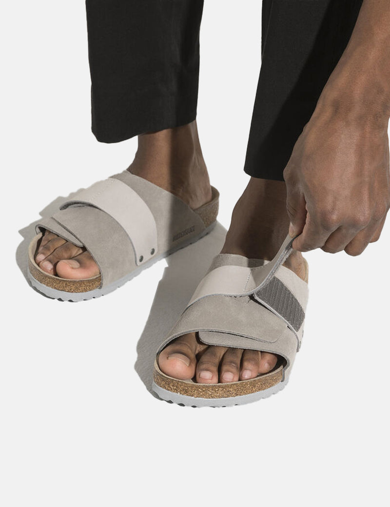 Birkenstock Kyoto (Nubuck) - Stone Coin Grey