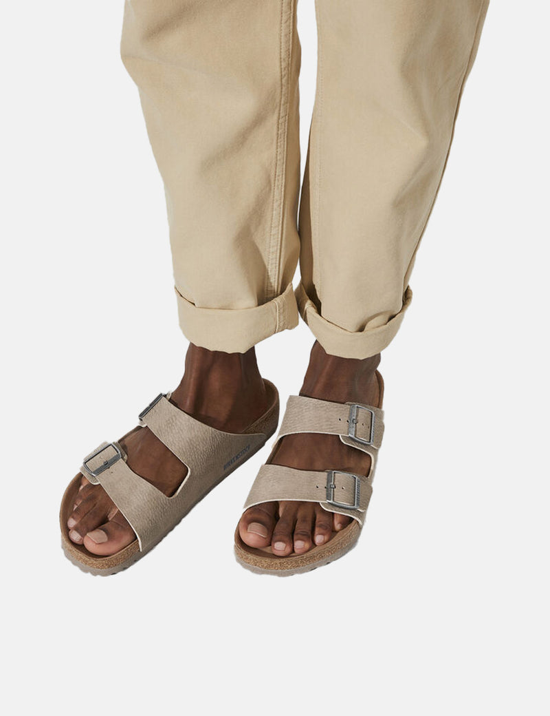 Birkenstock Arizona (Vegan) - Desert Dust Grey Taupe
