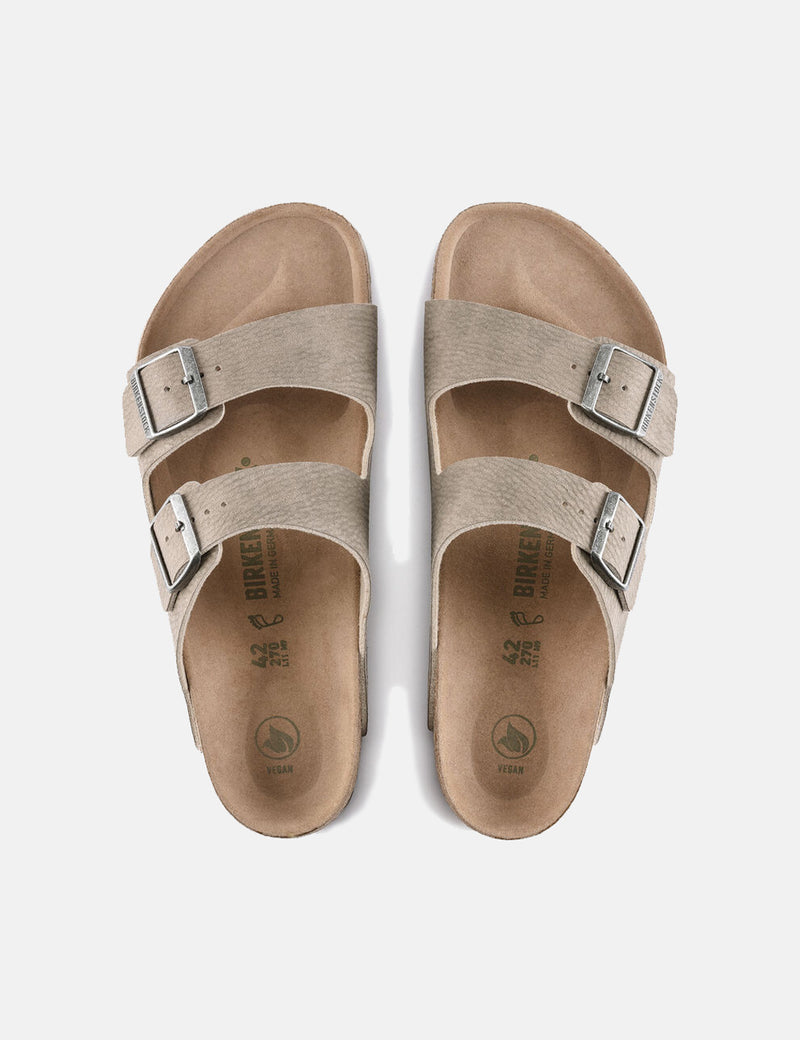 Birkenstock Arizona (Vegan) - Desert Dust Grey Taupe