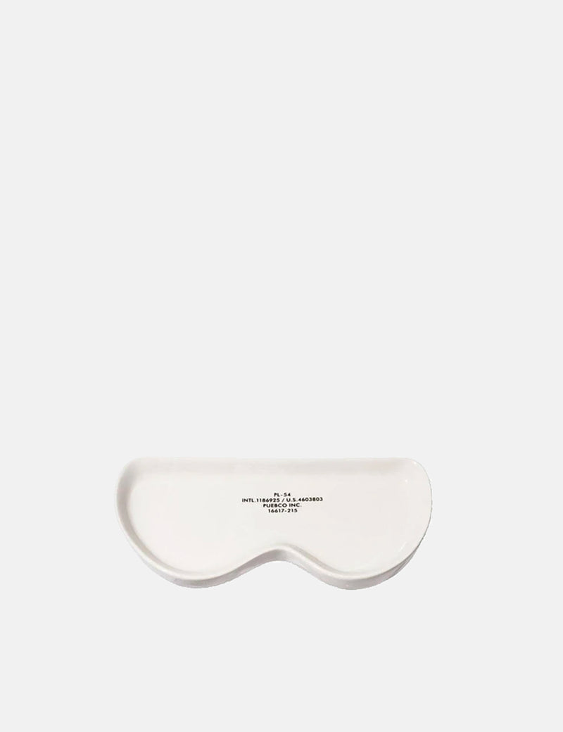 Puebco Glasses Tray (Round) - White