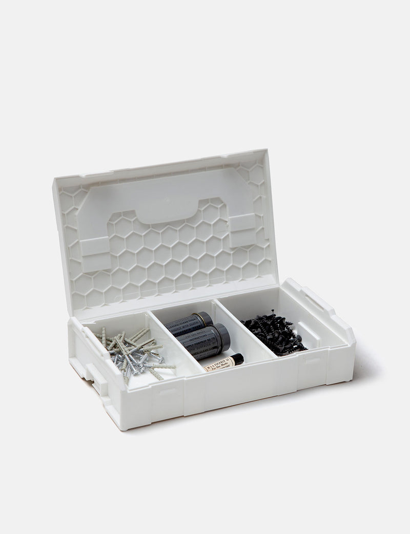 Puebco Plastic Connectable Tool Box - White