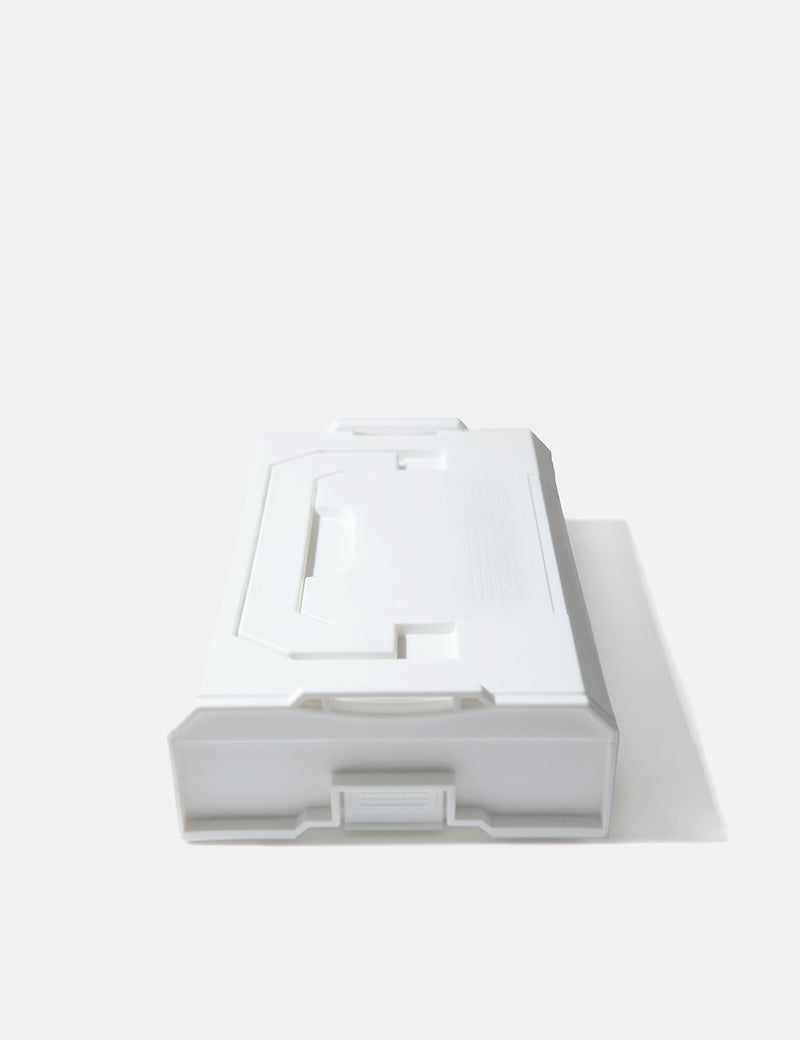 Puebcoプラスチック製の接続可能なツールボックス-ホワイト