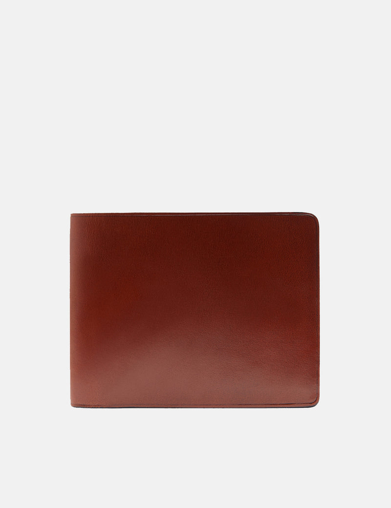 Il Bussetto Bi-Fold Wallet (Leather) - Light Brown