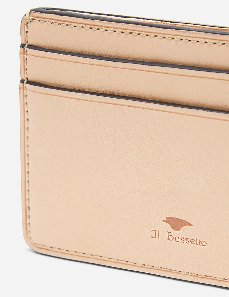 Il Bussetto Small Card Holder (Leather) - Forest Green