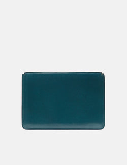 Il Bussetto Small Card Holder (Leather) - Ocean Blue