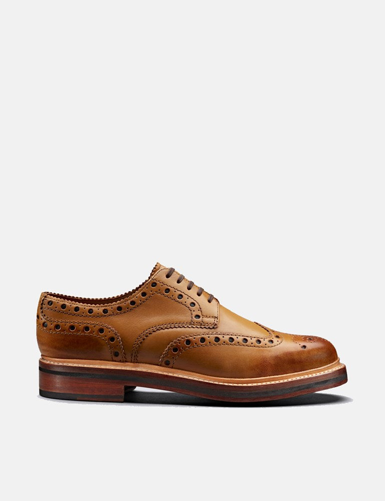 Grenson Archie Shoes (Calf Leather) - Tan