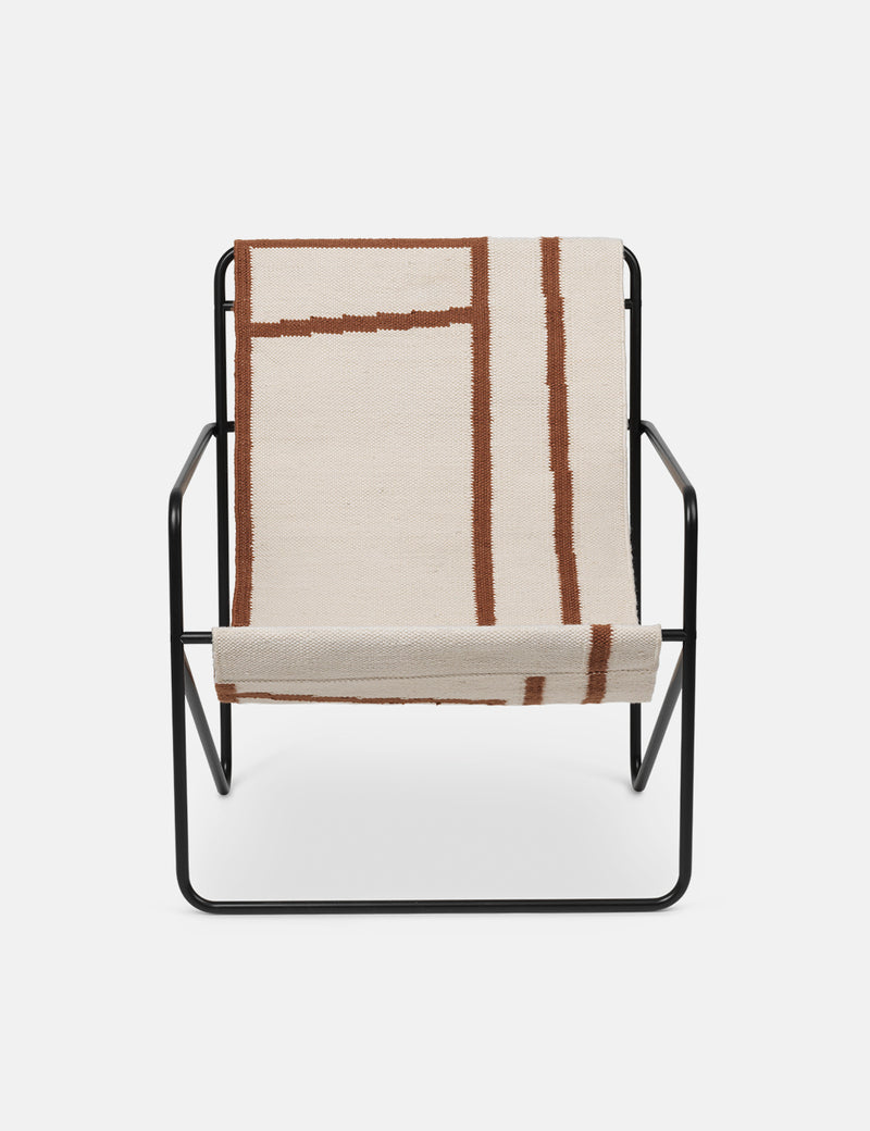 Ferm Living Desert Lounge Chair - Black/Shape