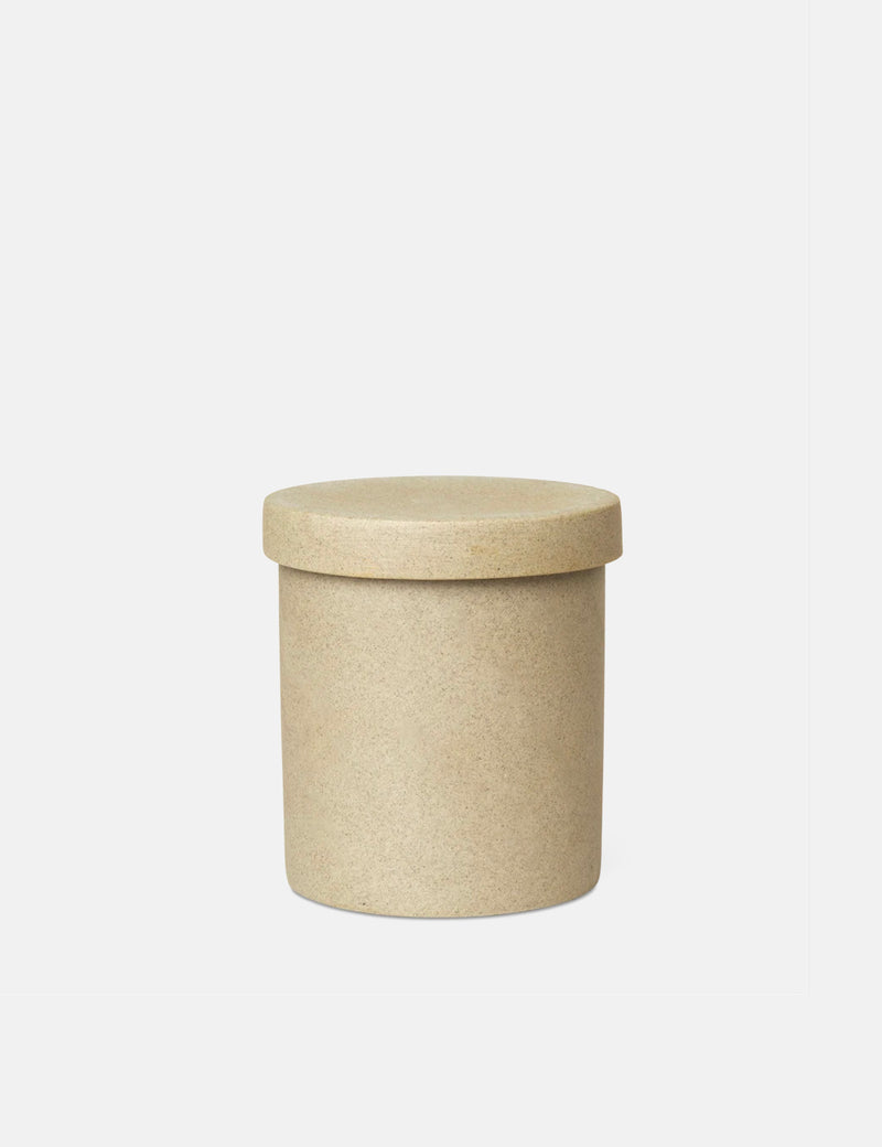 Ferm Living Bon Accessories Container (Large) - Black/Stone
