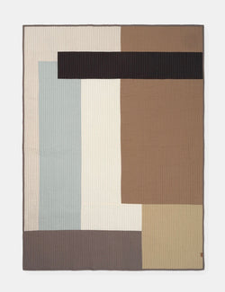Ferm Living Shay Patchwork Quilt Blanket (130x180cm) - Desert