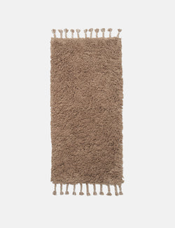Ferm Living Amass Long Pile Rug - White Pepper