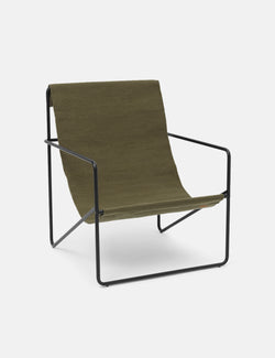 Ferm Living Desert Chair - Black/Olive