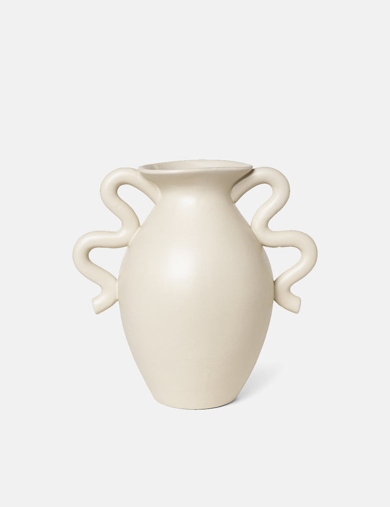 Vase de table Verso de Ferm Living - Crème