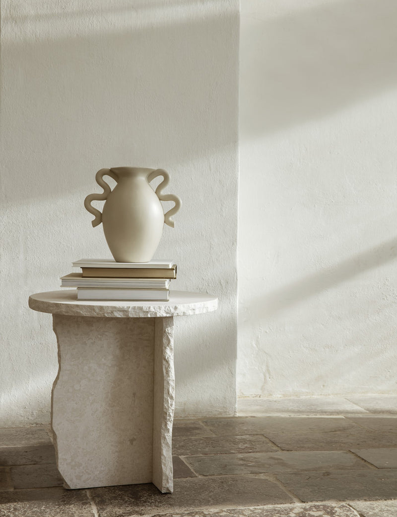 Vase de table Verso de Ferm Living - Crème