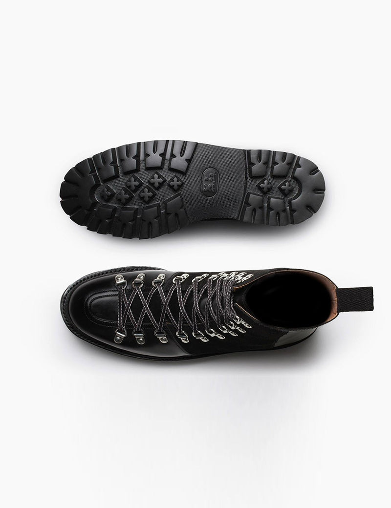 Grenson Brady Colarado Ski Boot (Leather) - Black
