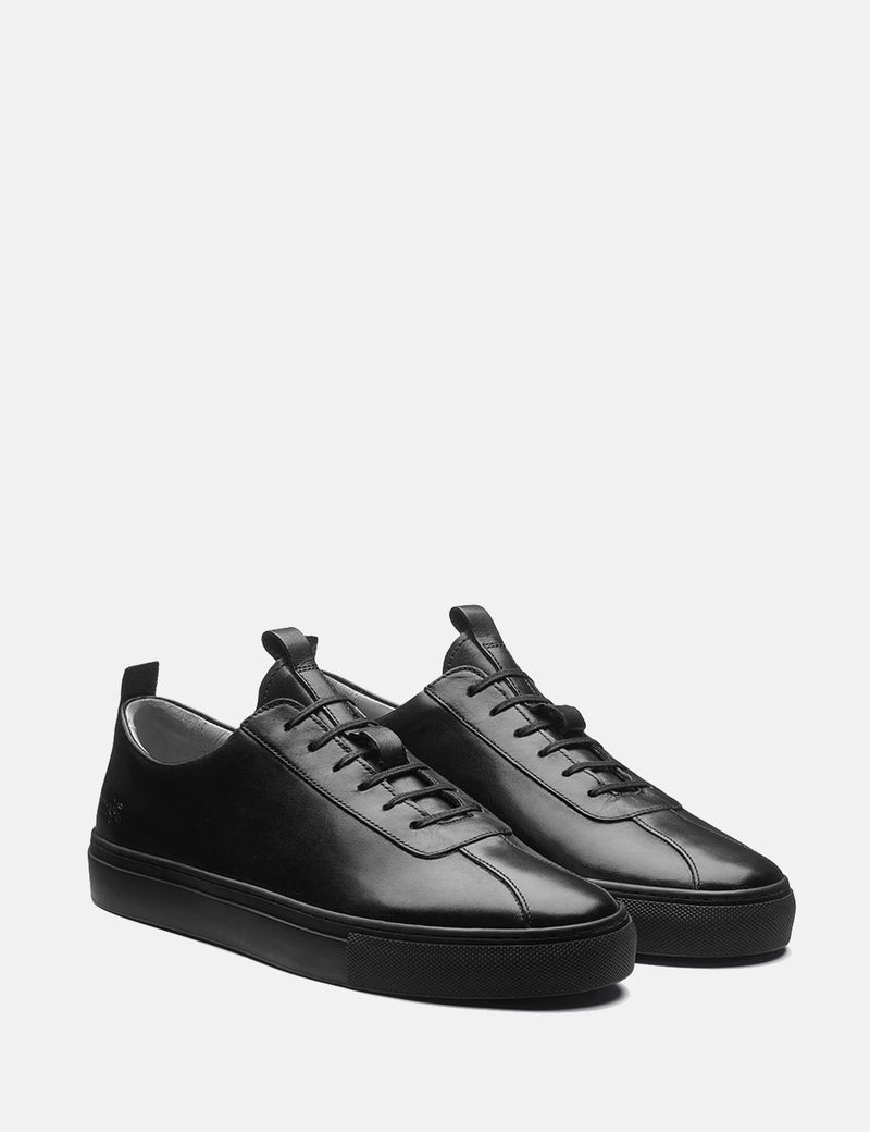 Grenson Sneakers 1 (Leather) - Black/Black