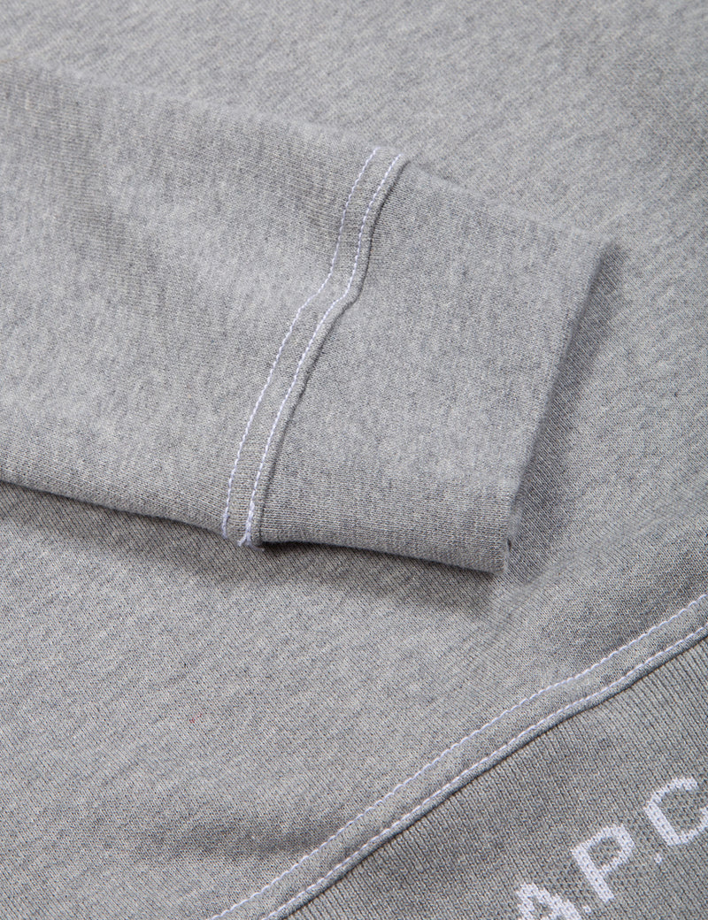 A.P.C. Austin Sweatshirt - Grey Heather