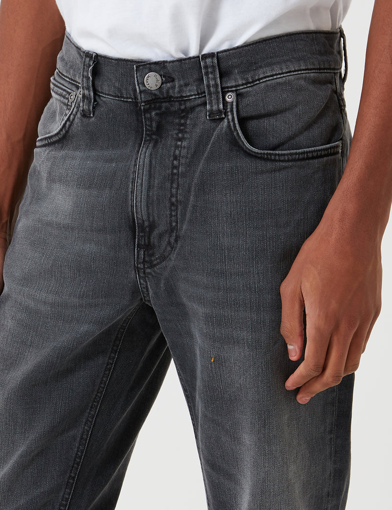 Nudie Lean Dean Jeans (Slim Tapered) - Mono Grey