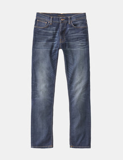 Nudie Dude Dan Jeans (Regular) - Bruised Blue