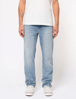 Nudie Sleepy Sixten Jeans (Relaxed Straight) - Spring Crush